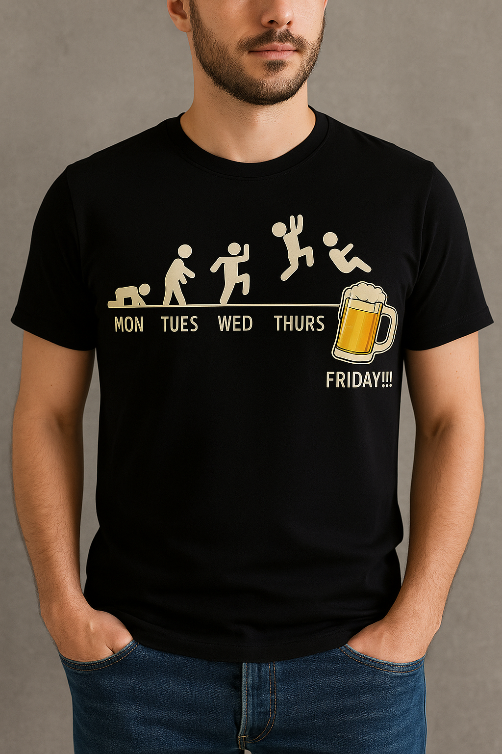 Beer Funny Shirt, Party Time, Anime, Casual Wear, Unisex Clothing