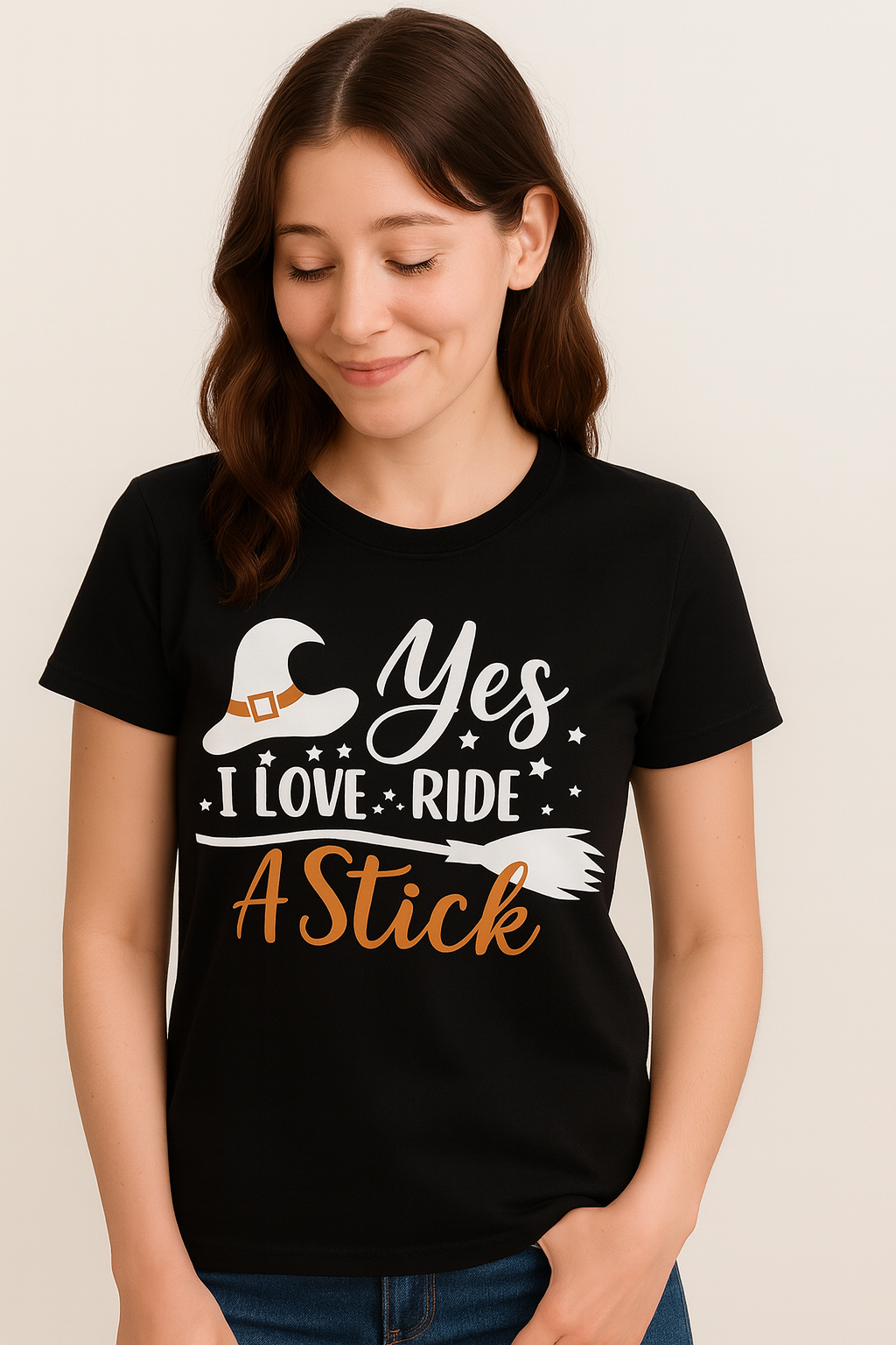 I Love Ride A Stick, Halloween, Funny Shirt, Anime, Casual Wear, Unisex Clothing