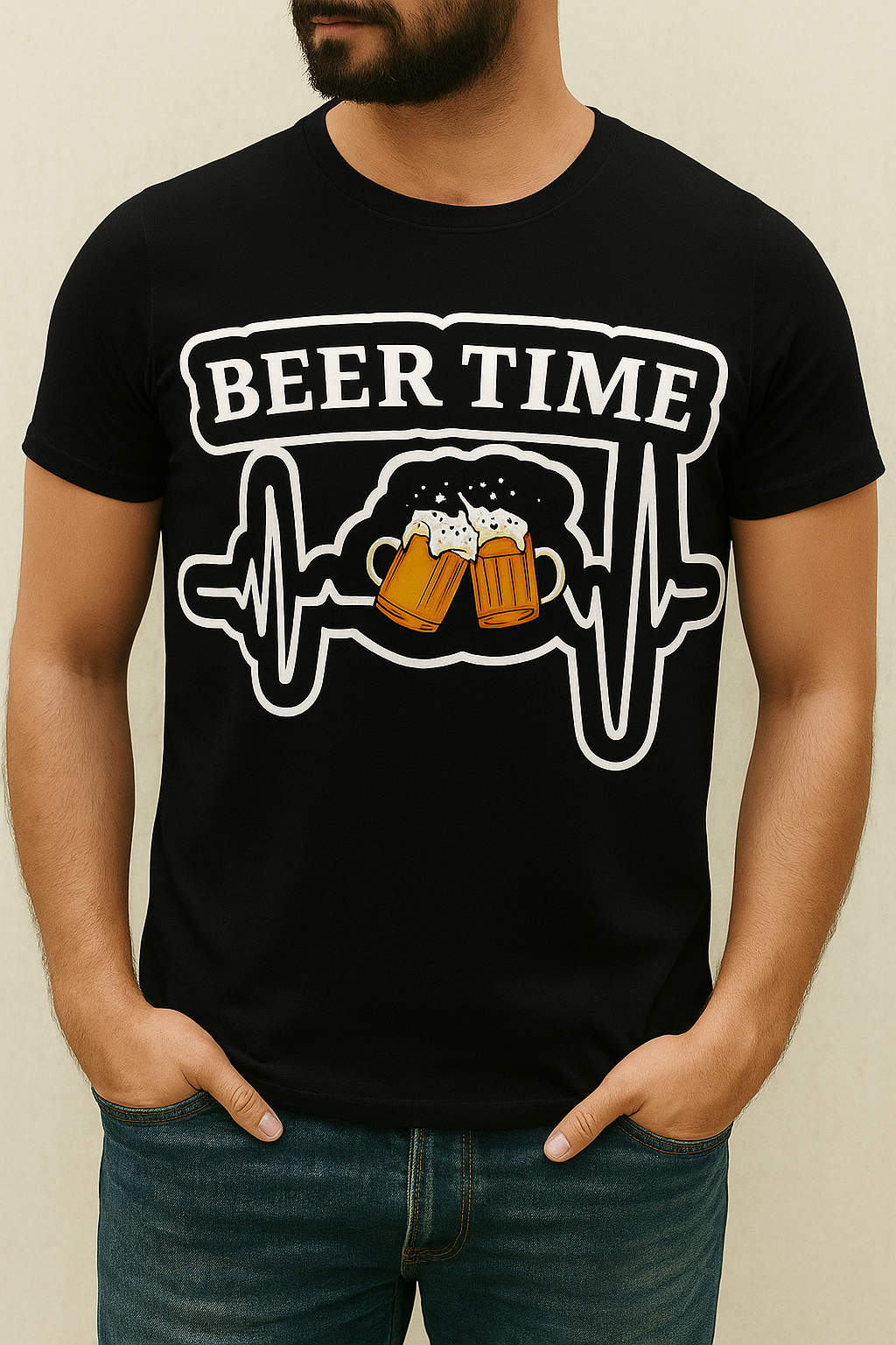 Party time, Beer Lovers Shirt, Funny Shirt, Anime, Casual Wear, Unisex Clothing