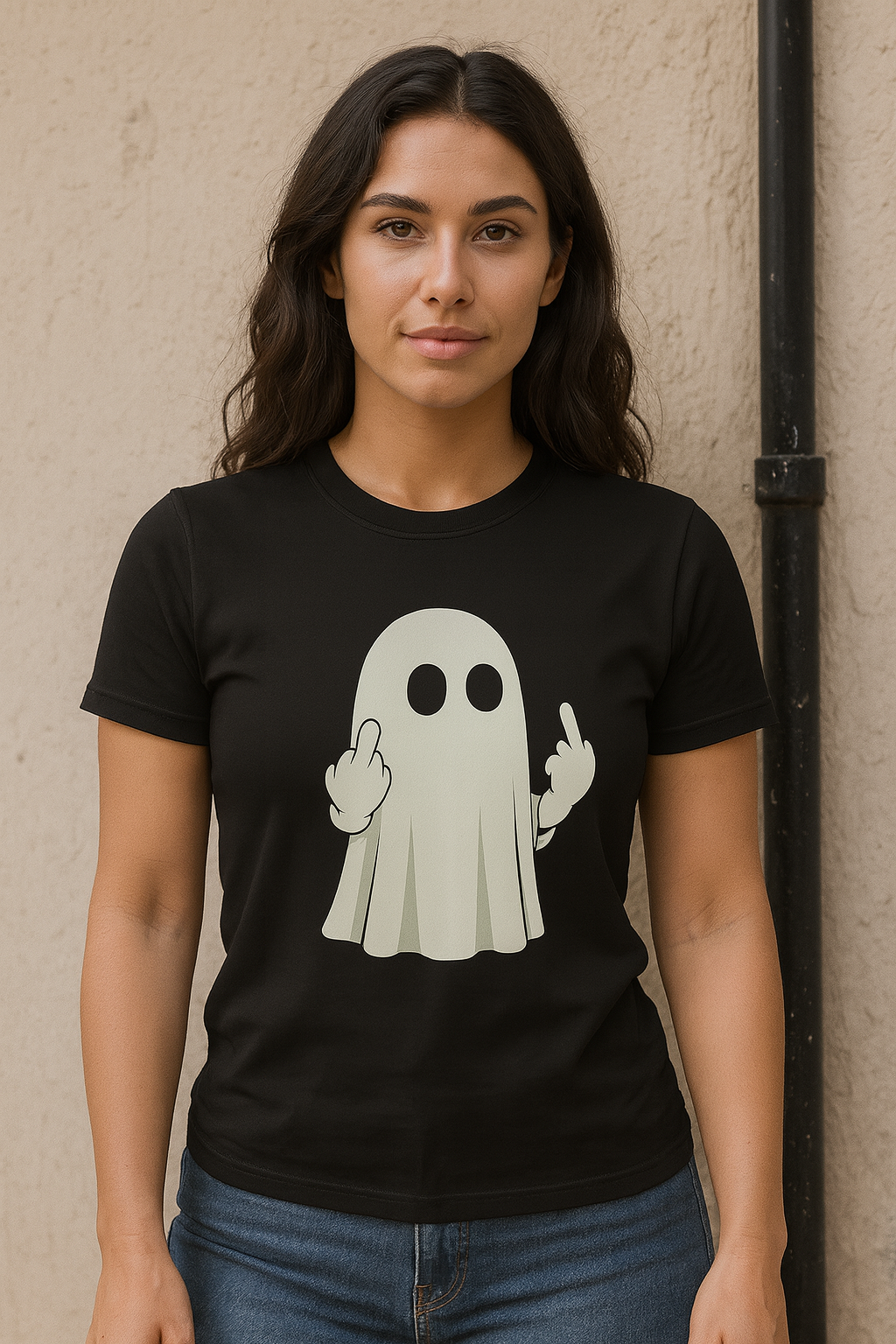 Spooky Ghost, Halloween, Funny Shirt, Anime, Casual Wear, Unisex Clothing