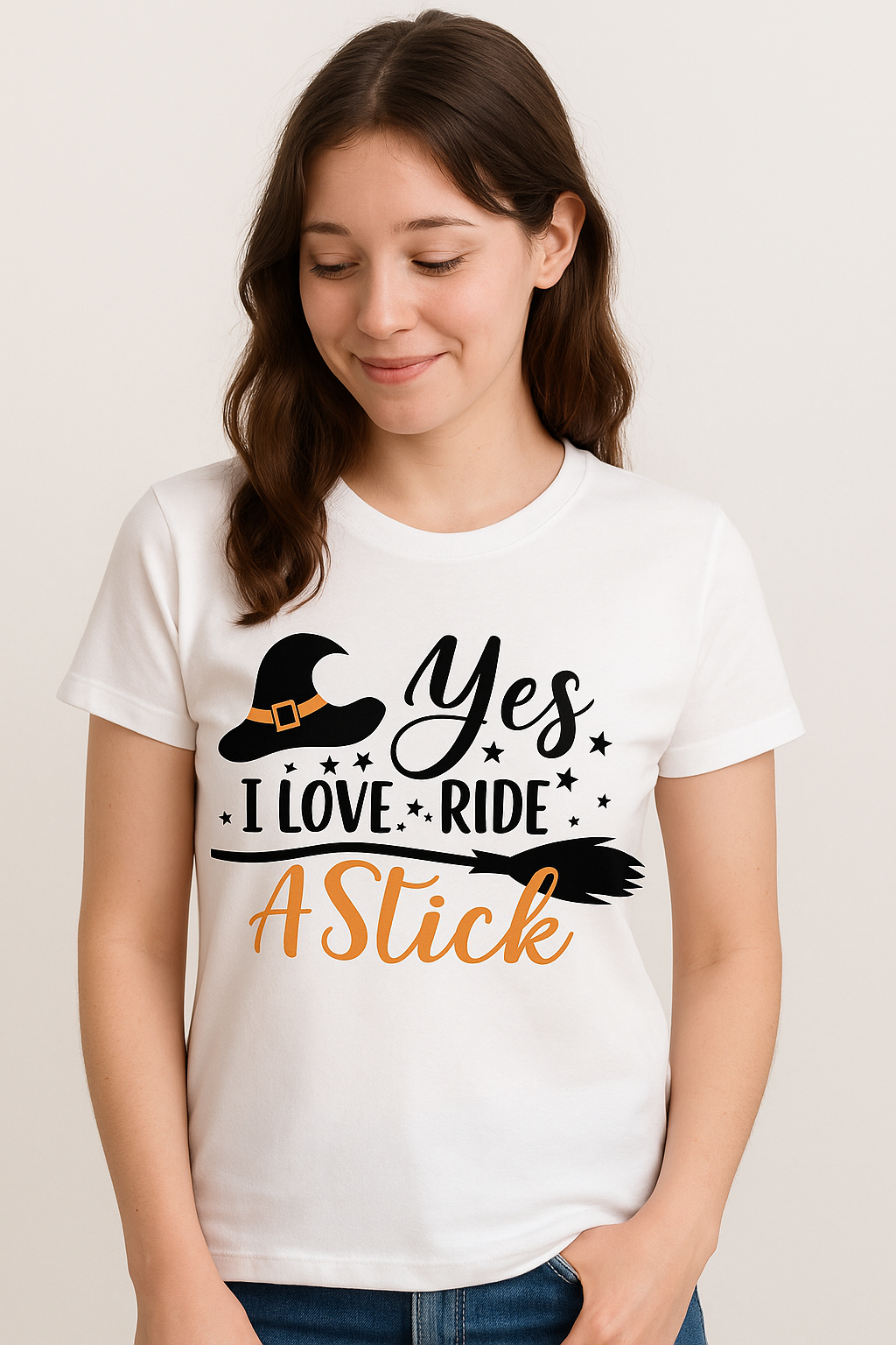 I Love Ride A Stick, Halloween, Funny Shirt, Anime, Casual Wear, Unisex Clothing