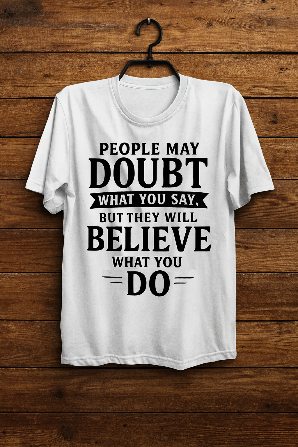 Letter Print Slogan T-shirt Round Neck Tee Casual Clothing Phrase T-shirt, Unisex Clothing