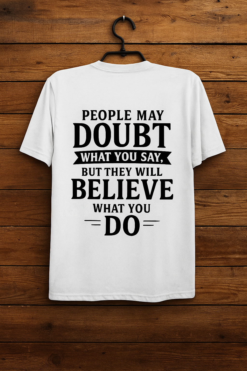 Letter Print Slogan T-shirt Round Neck Tee Casual Clothing Phrase T-shirt, Unisex Clothing