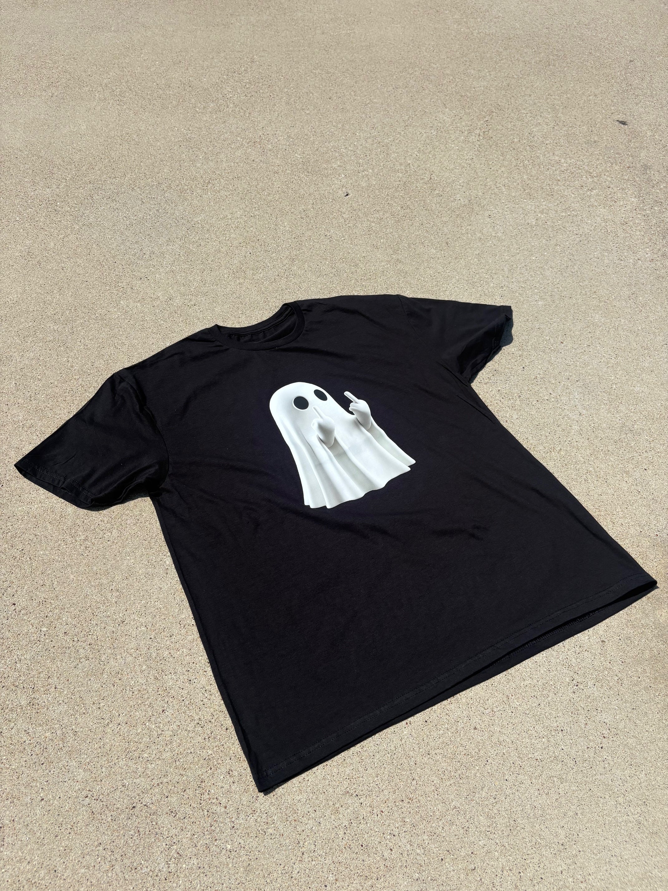 Spooky Ghost, Halloween, Funny Shirt, Anime, Casual Wear, Unisex Clothing