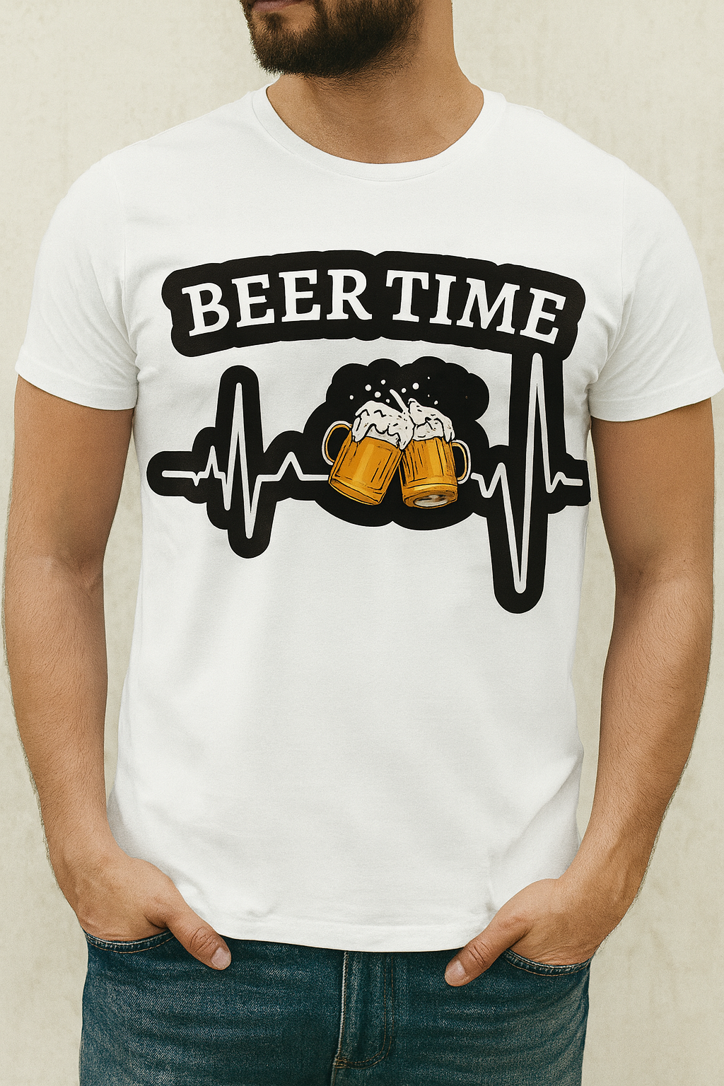 Party time, Beer Lovers Shirt, Funny Shirt, Anime, Casual Wear, Unisex Clothing