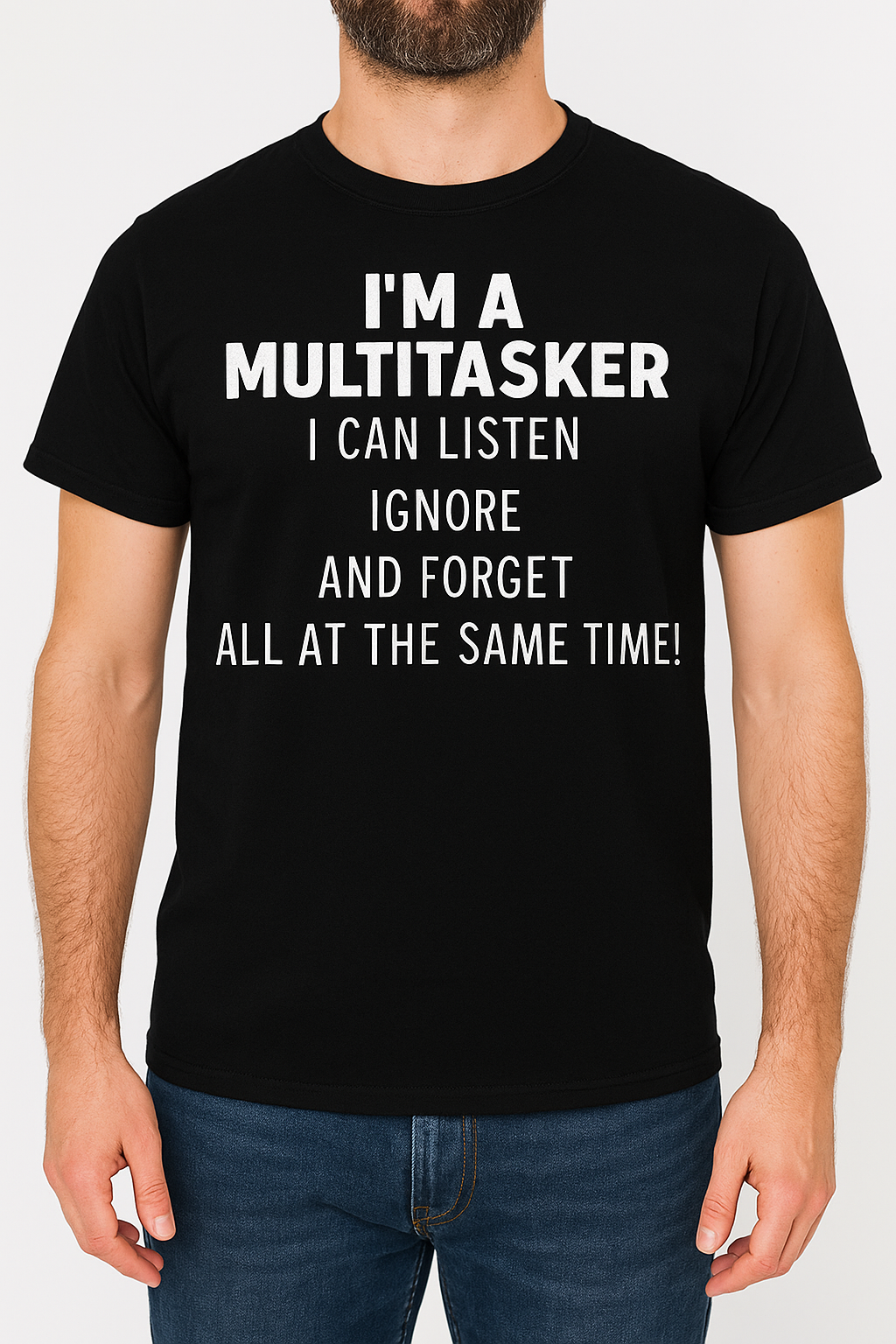 I'm a Multitasker, Funny T-Shirt, Anime, Casual Wear, Unisex Clothing
