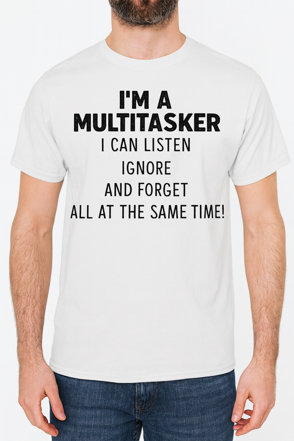 I'm a Multitasker, Funny T-Shirt, Anime, Casual Wear, Unisex Clothing